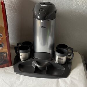 Vintage Thermos Black and Silver Beverage Center No Longer Sold in Stores BNWOT